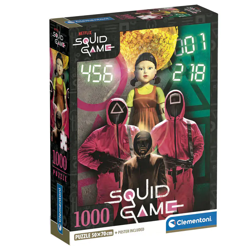 The Squid Game puzzle 1000 dielikov produktová fotografia