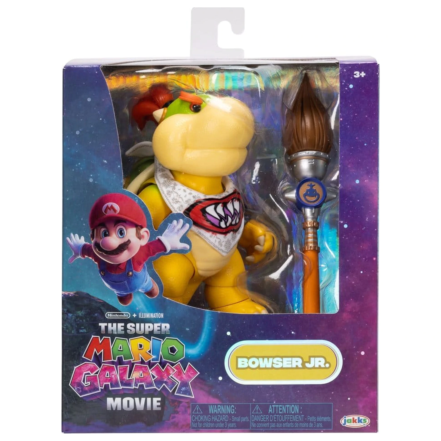The Super Mario Galaxy Movie Action Figure Bowser Jr. 13 cm produktová fotografia