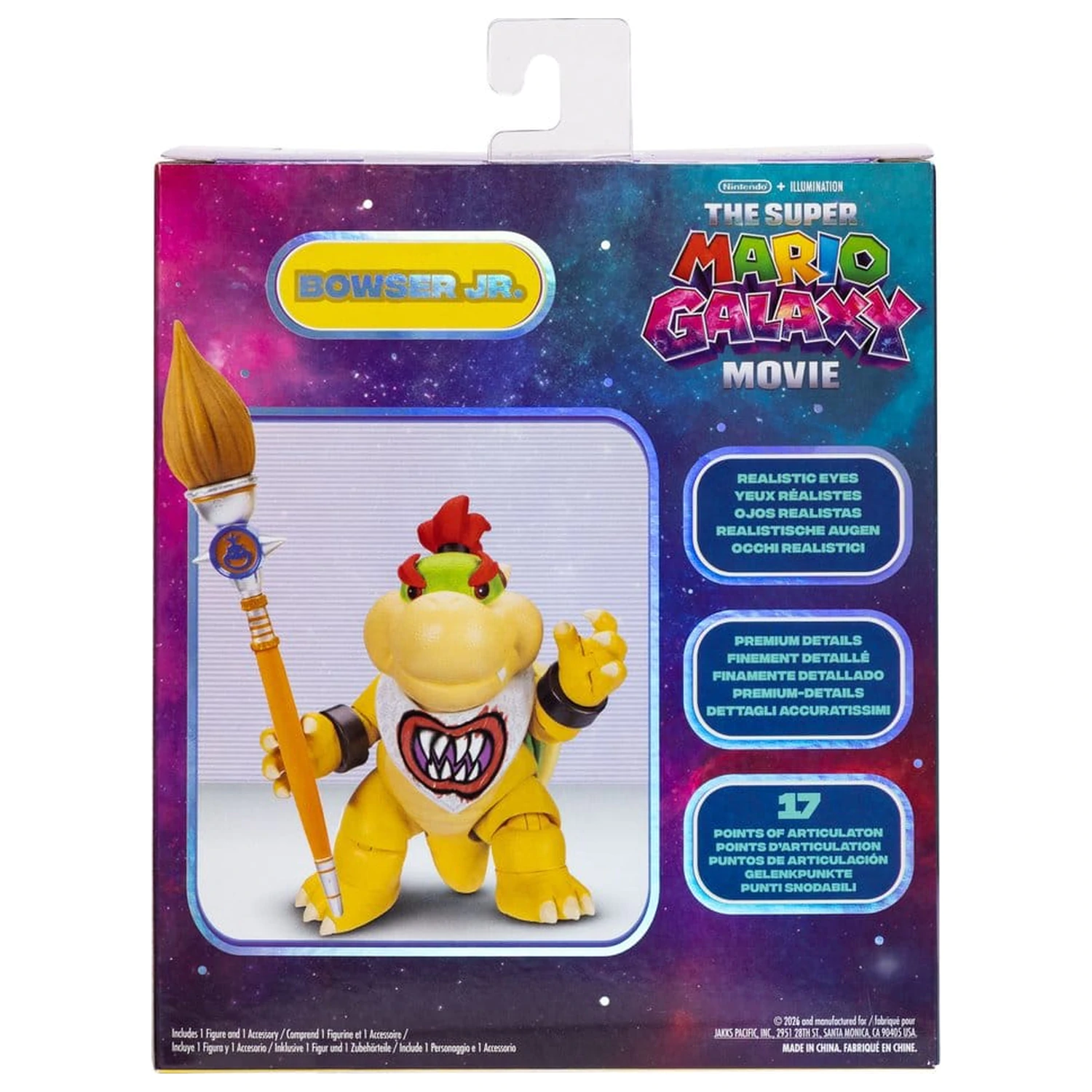 The Super Mario Galaxy Movie Action Figure Bowser Jr. 13 cm produktová fotografia