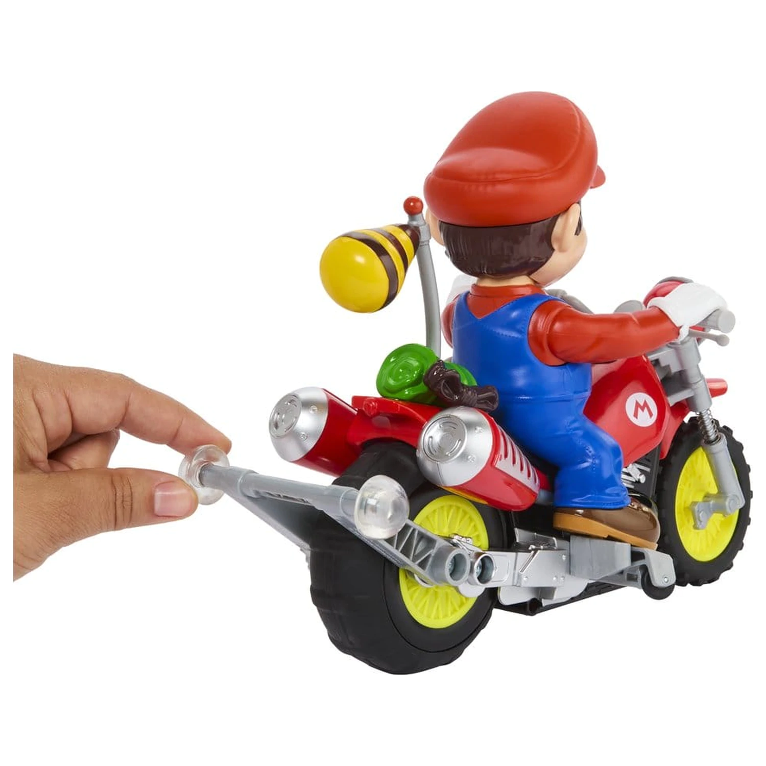 The Super Mario Galaxy Movie Hot Wheels RC Vozidlo Mario Wheelie Motocross produktová fotografia