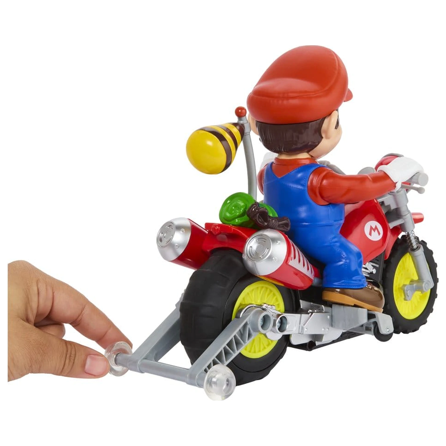 The Super Mario Galaxy Movie Hot Wheels RC Vozidlo Mario Wheelie Motocross produktová fotografia