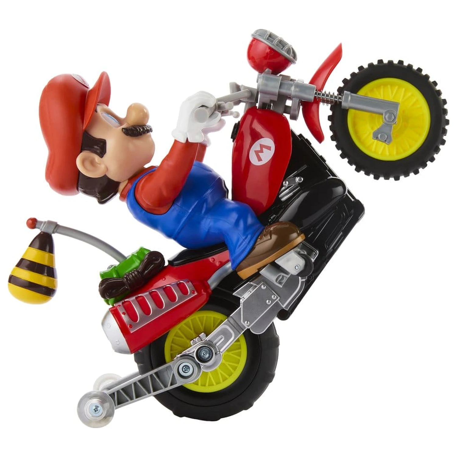 The Super Mario Galaxy Movie Hot Wheels RC Vozidlo Mario Wheelie Motocross produktová fotografia