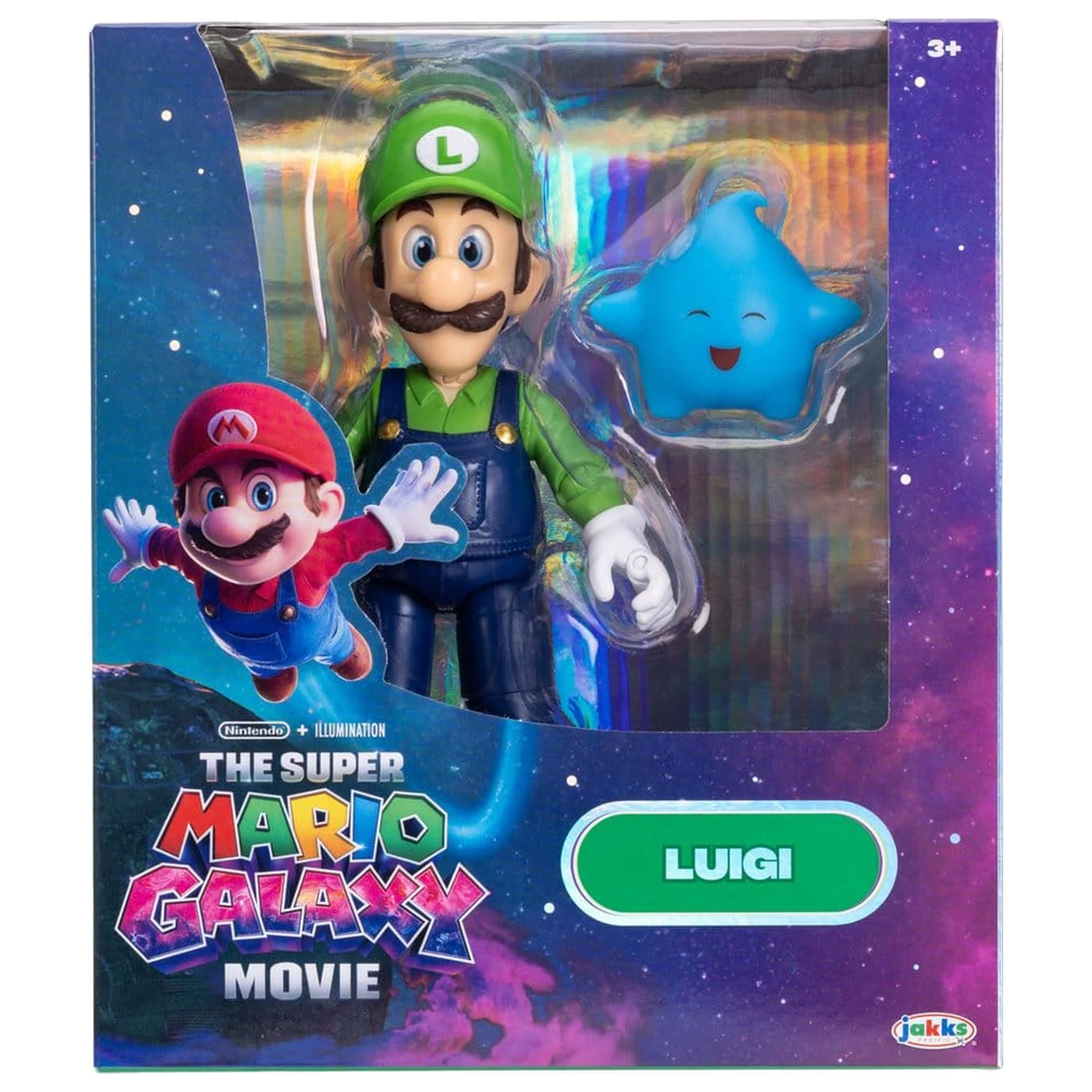 The Super Mario Galaxy Movie akčná figúrka Luigi 13 cm produktová fotografia