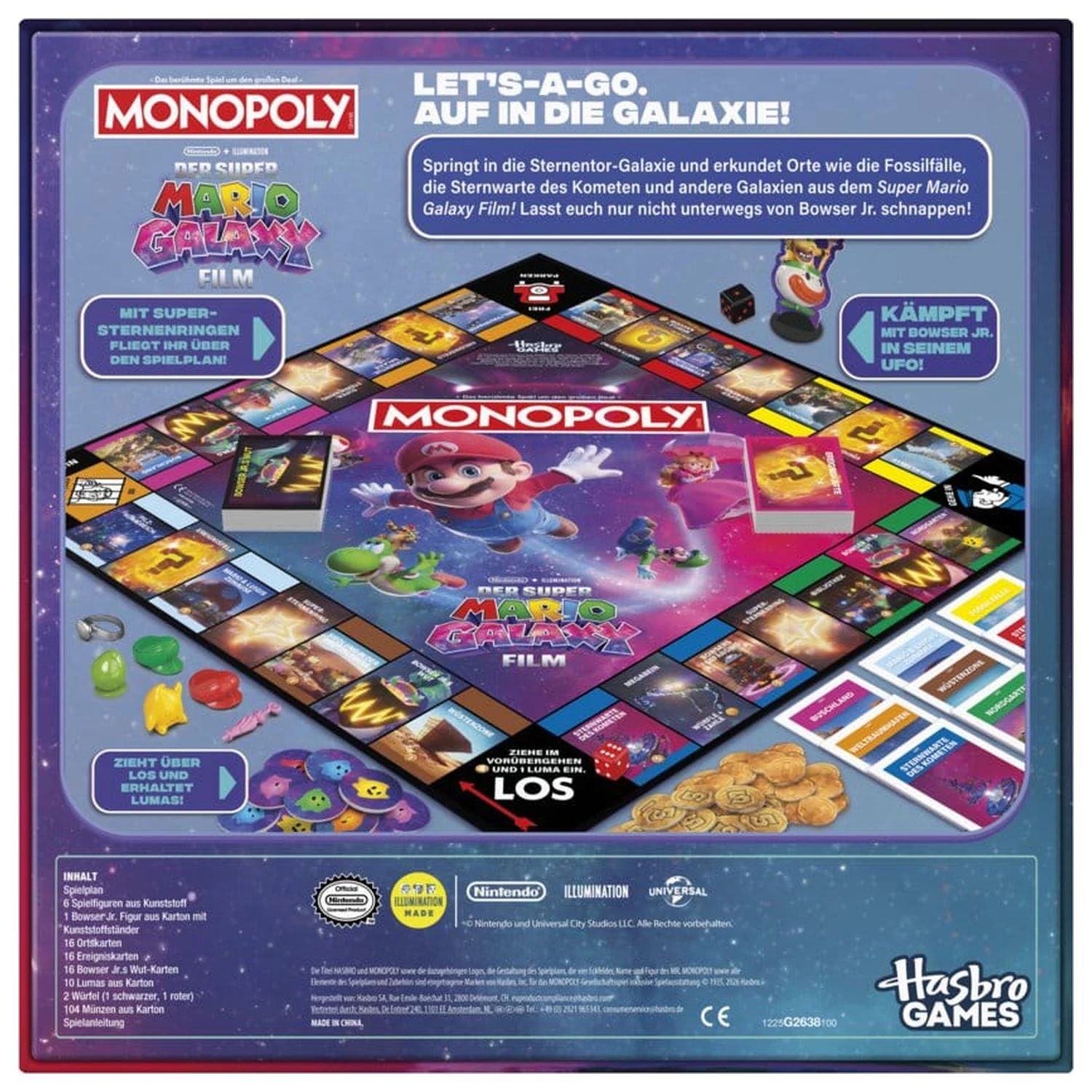 Stolová hra Monopoly The Super Mario Galaxy Movie *nemecká verzia* produktová fotografia