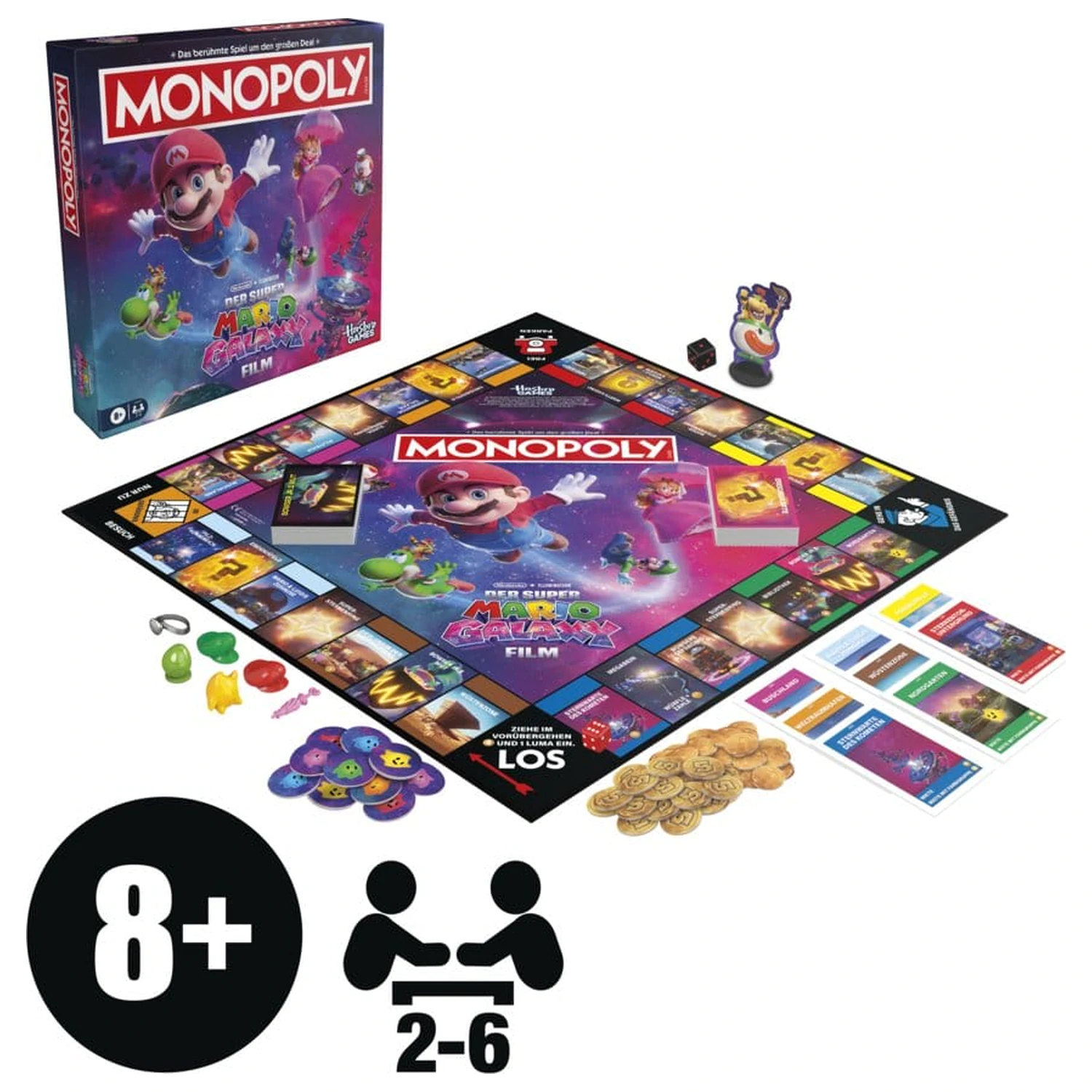 Stolová hra Monopoly The Super Mario Galaxy Movie *nemecká verzia* produktová fotografia