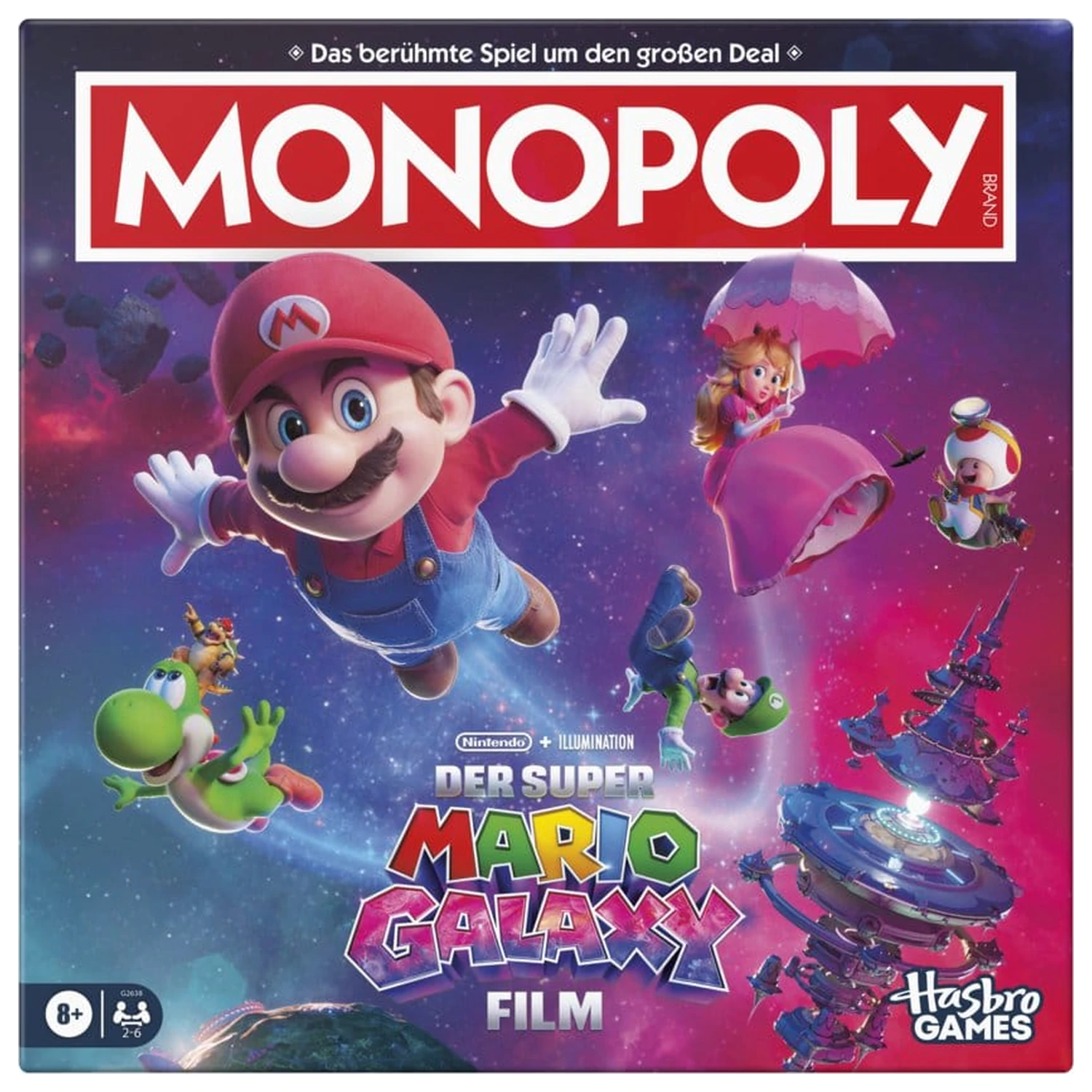 Stolová hra Monopoly The Super Mario Galaxy Movie *nemecká verzia* produktová fotografia