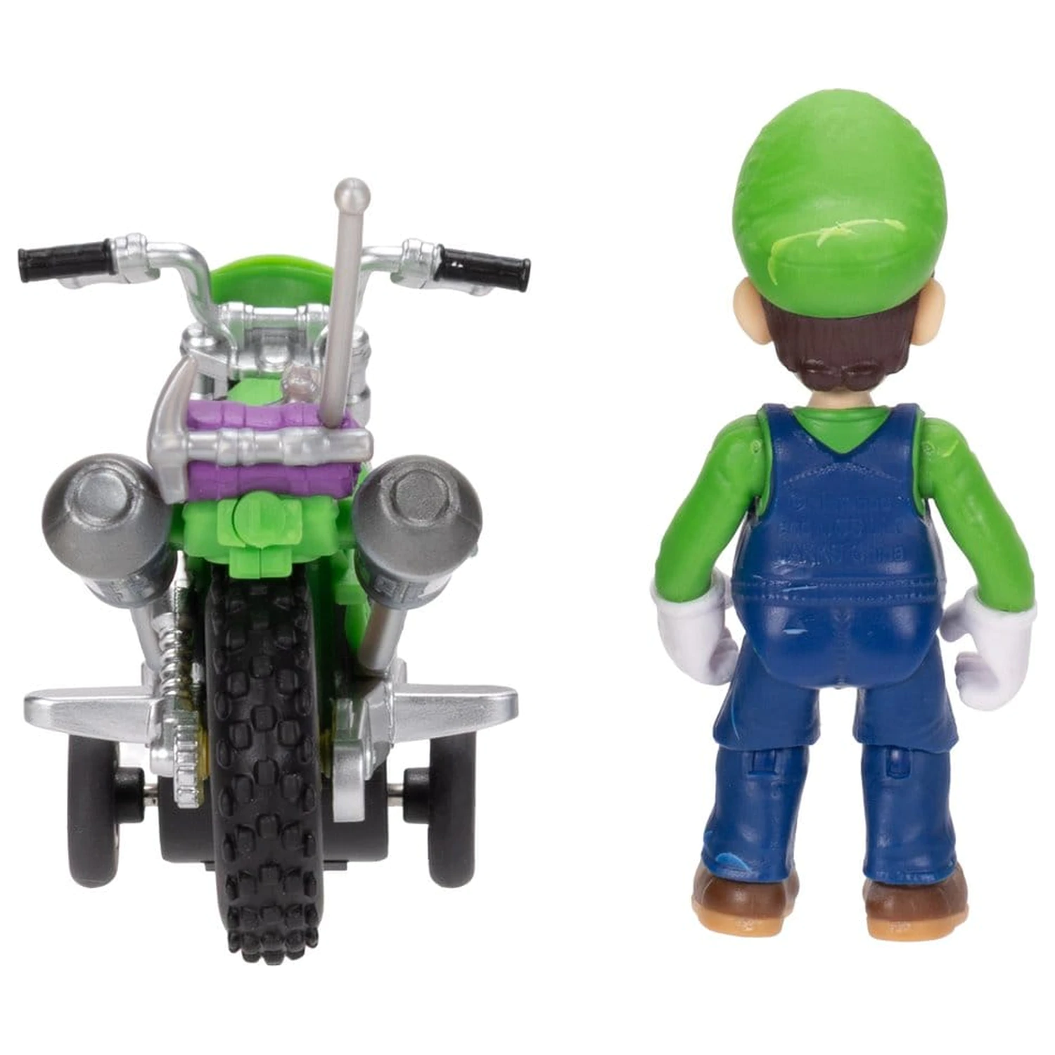 Super Mario figúrka a motocykel hračka - Luigi produktová fotografia