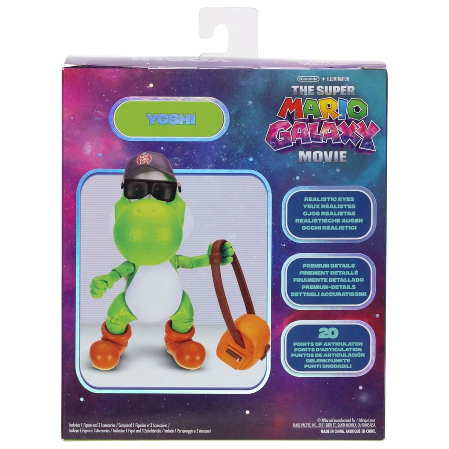 The Super Mario Galaxy Movie akčná figúrka Yoshi 13 cm produktová fotografia