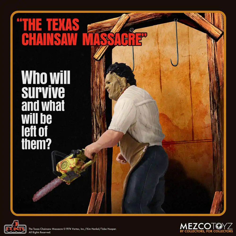 The Texas Chain Saw Massacre (1974) 5 Points Akčná figúrka Leatherface 10 cm produktová fotografia