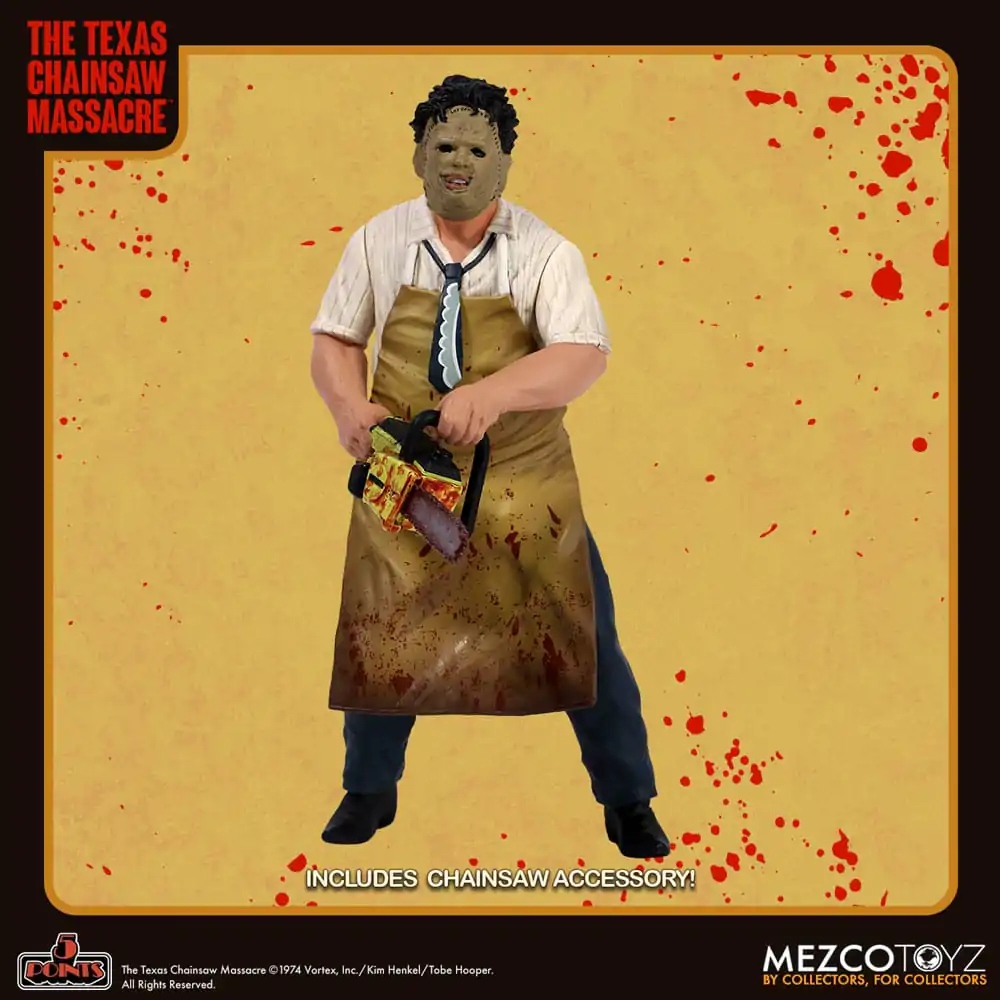 The Texas Chain Saw Massacre (1974) 5 Points Akčná figúrka Leatherface 10 cm produktová fotografia