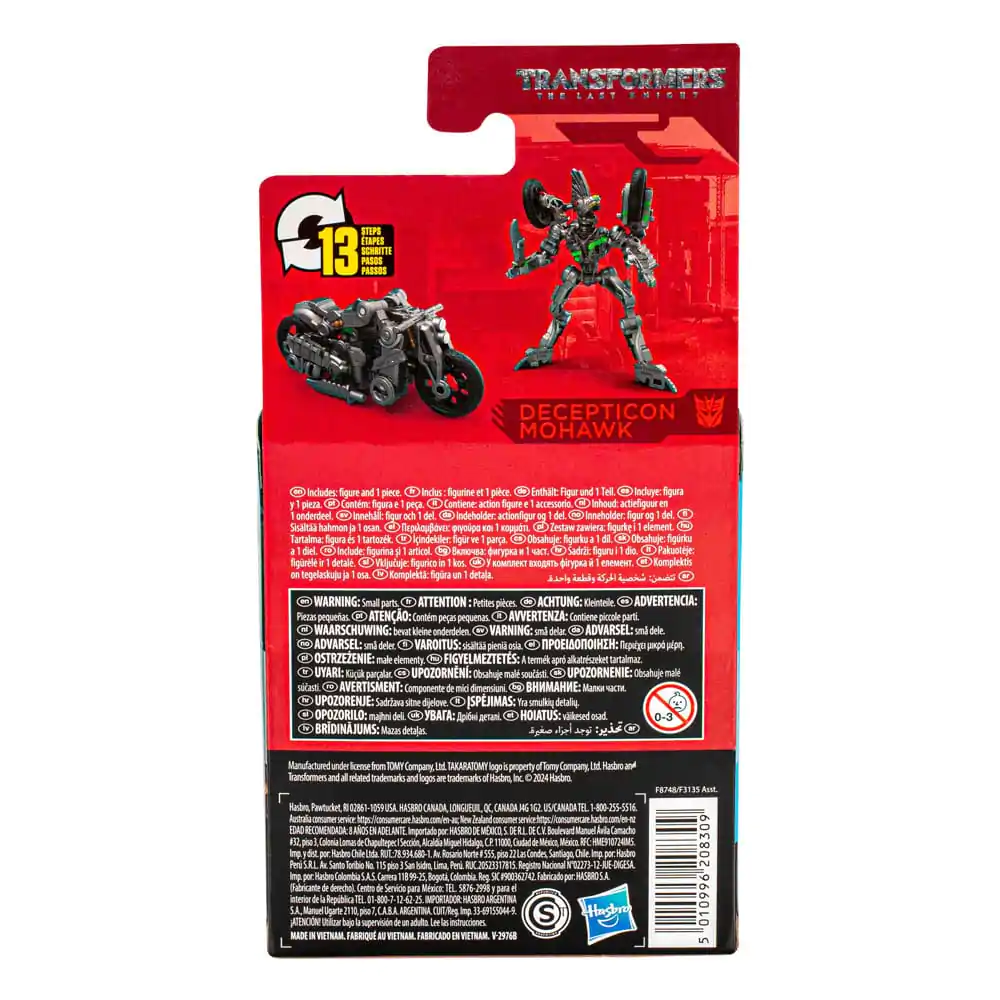 The Transformers 5: The Last Knight Studio Series Core Class Akčná figúrka Decepticon Mohawk 9 cm produktová fotografia