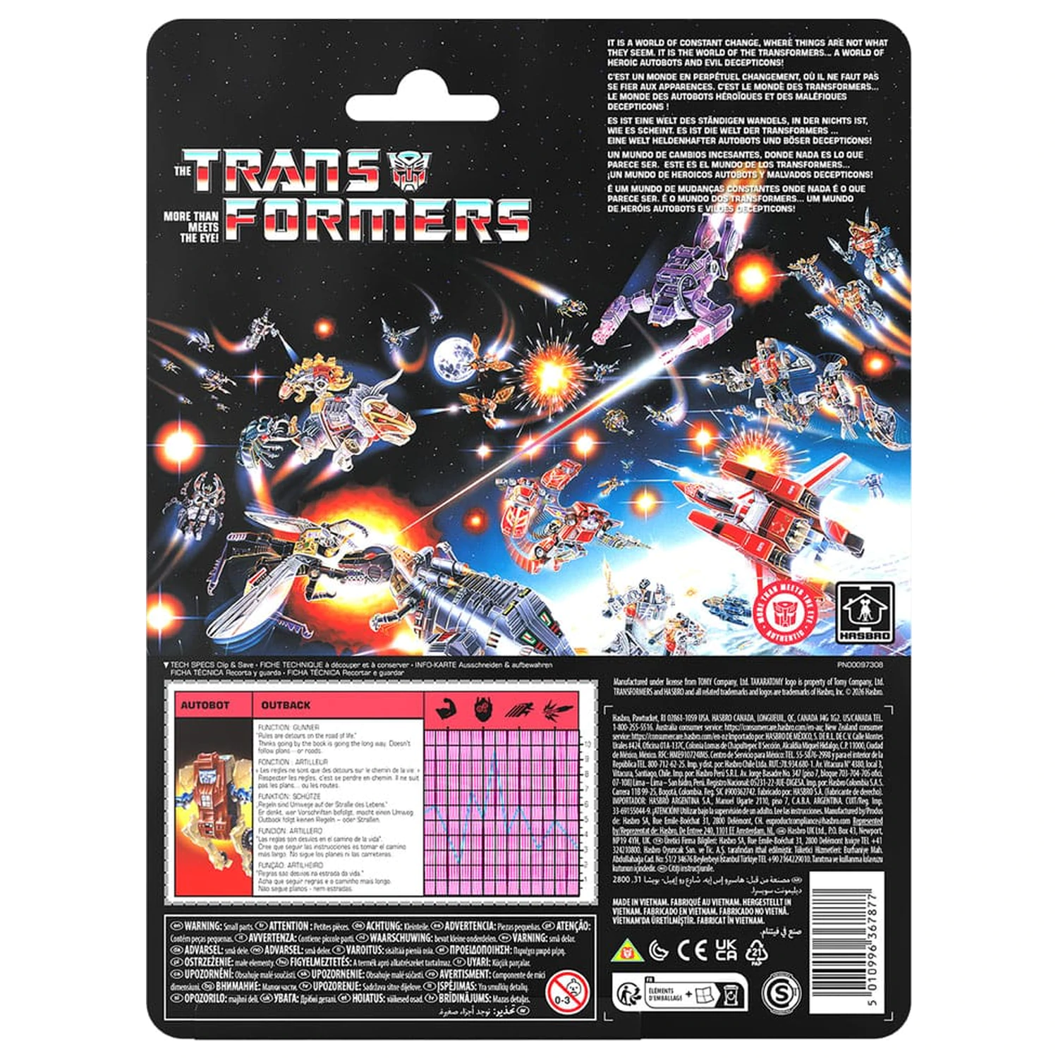 The Transformers Retro G1 Akčná figúrka Autobot Outback 13 cm produktová fotografia