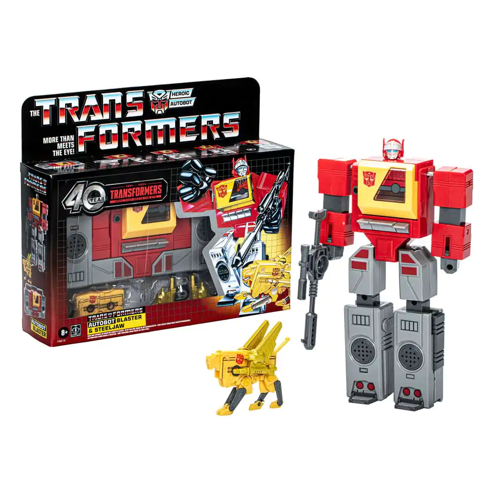 The Transformers Retro G1 Akčná figúrka Autobot Blaster & Steeljaw 18 cm produktová fotografia