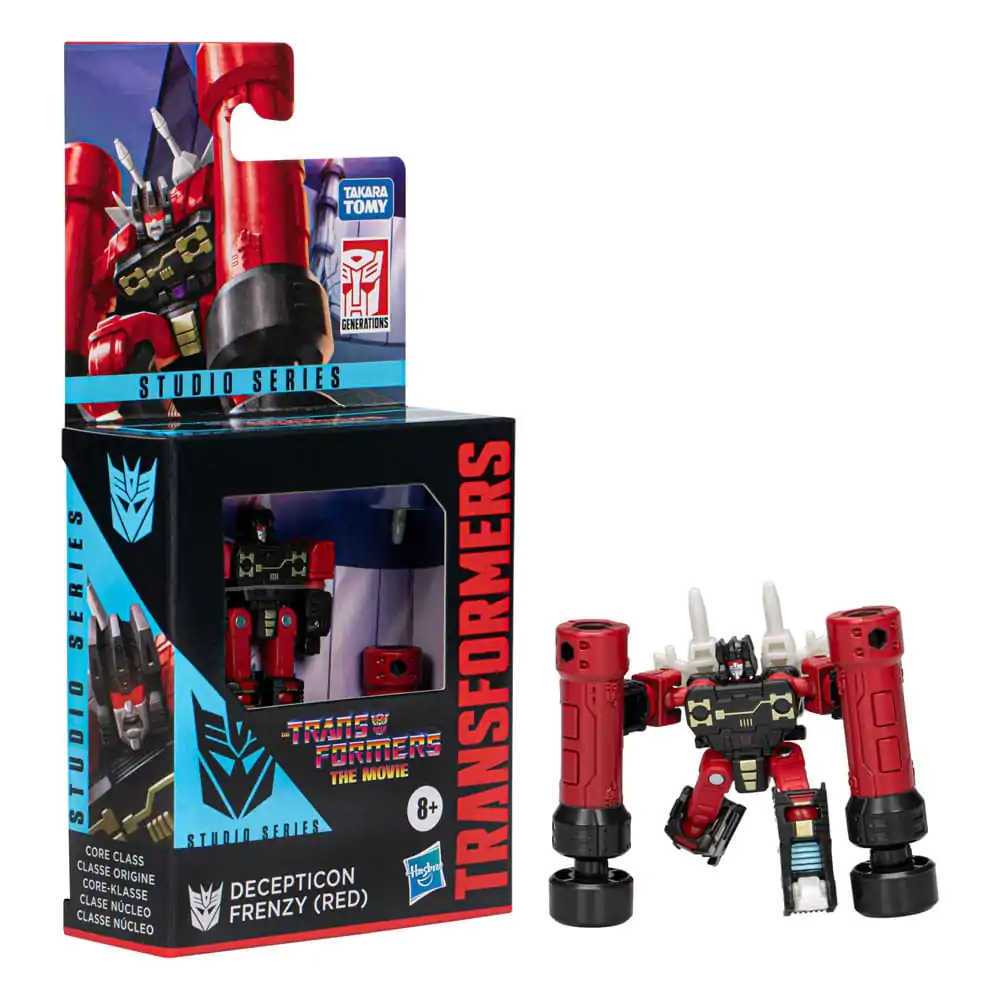 The Transformers: The Movie Generations Studio Series Core Class akčná figúrka Decpticon Frenzy (Red) 9 cm produktová fotografia