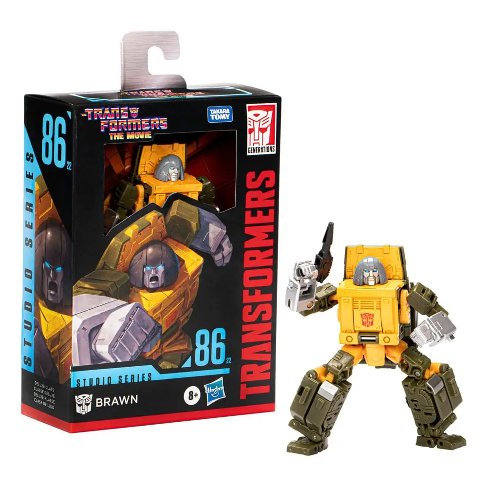 The Transformers: The Movie Generations Studio Series Deluxe Class akčná figúrka 86-22 Brawn 11 cm produktová fotografia