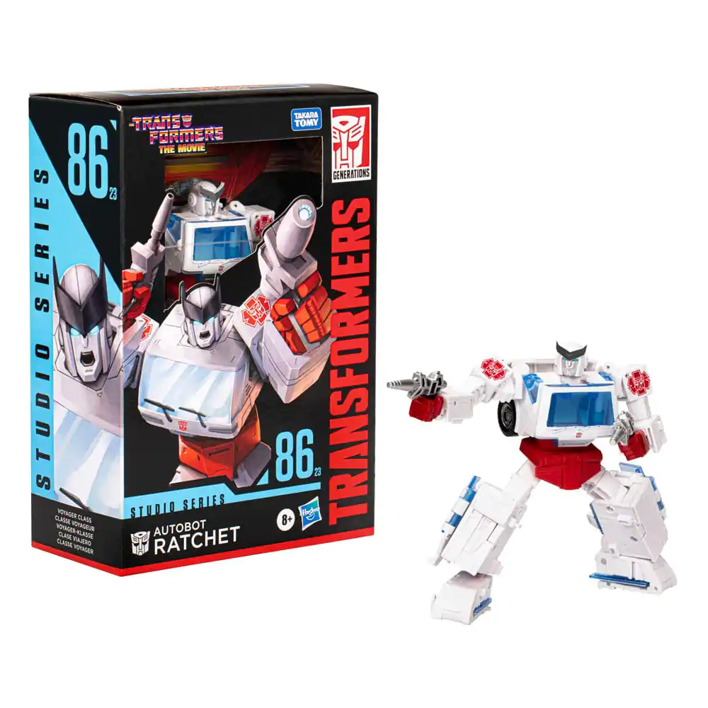 The Transformers: The Movie Generations Studio Series Voyager Class Akčná figúrka 86-23 Autobot Ratchet 16 cm produktová fotografia