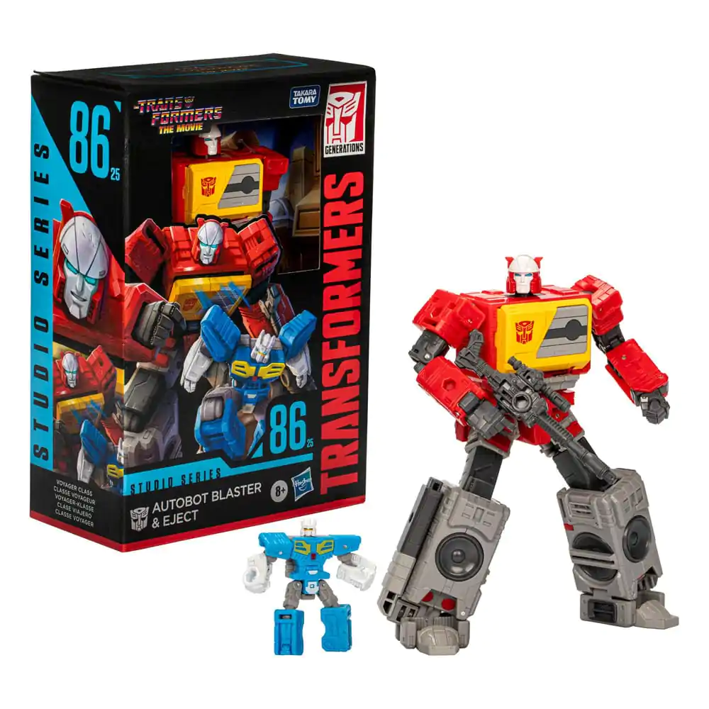 The Transformers: The Movie Generations Studio Series Voyager Class Action Figurka Autobot Blaster &amp; Eject 16 cm termékfotó