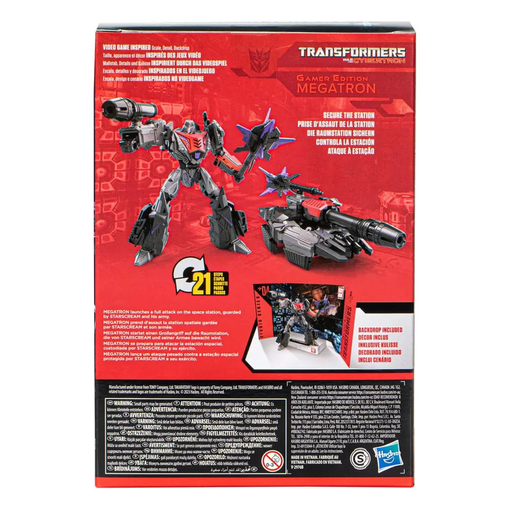 The Transformers: The Movie Generations Studio Series Voyager Class Akčná figúrka Gamer Edition 04 Megatron 16 cm produktová fotografia