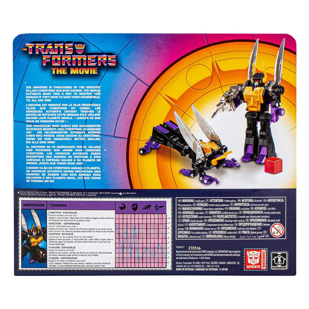 The Transformers: The Movie Retro Akčná figúrka Kickback 14 cm termékfotó