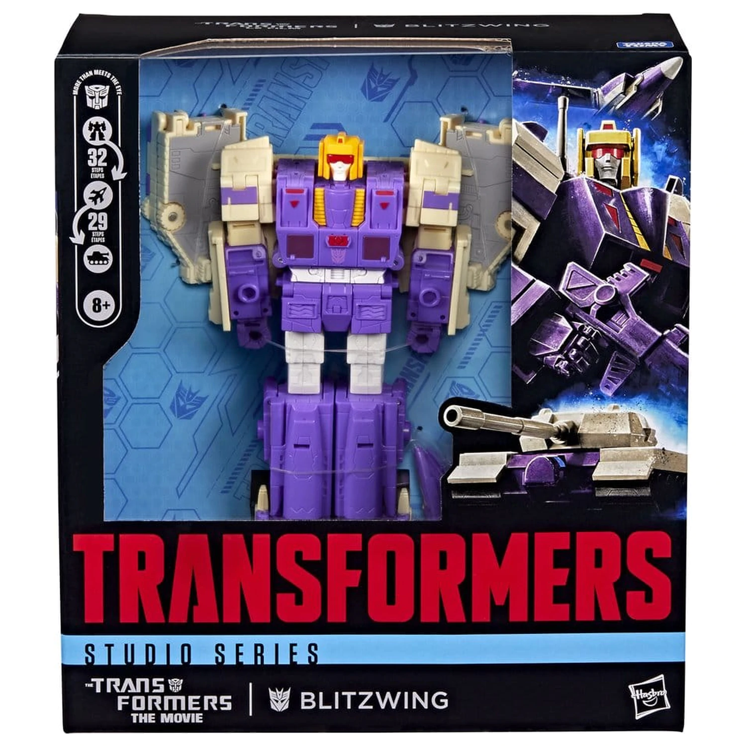 The Transformers: The Movie Studio Series Leader Class akčná figúrka Blitzwing 18 cm produktová fotografia