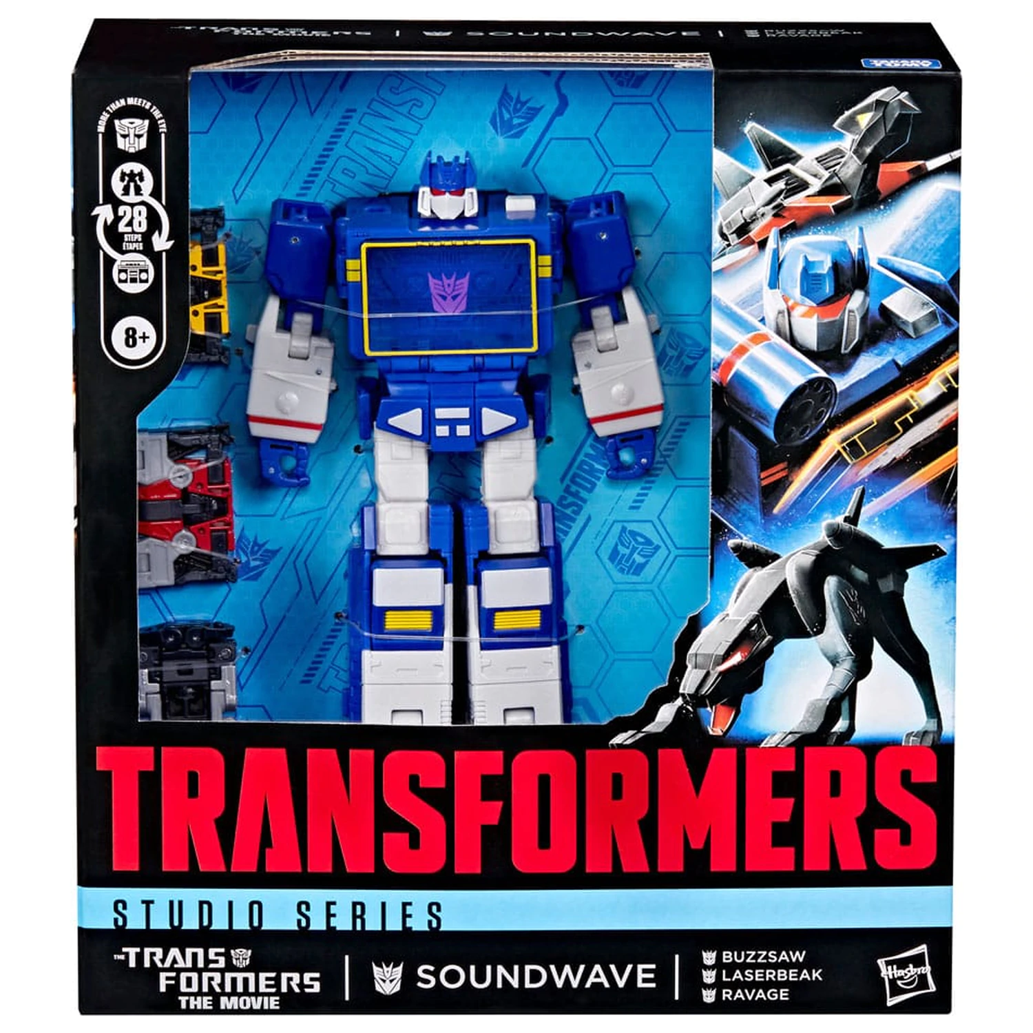 The Transformers: The Movie Studio Series Leader Class Akčná figúrka Soundwave 22 cm produktová fotografia