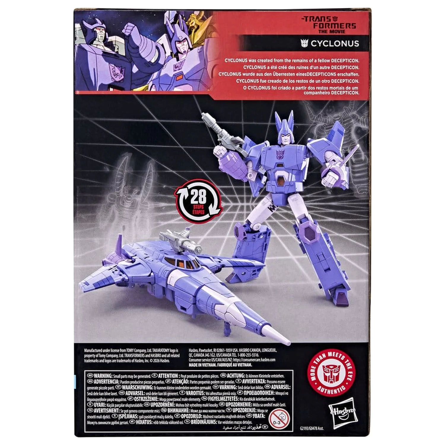 The Transformers: The Movie Studio Series Voyager Class akčná figúrka Cyclonus 20 cm produktová fotografia