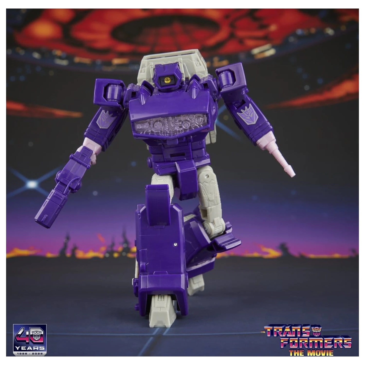The Transformers: The Movie Studio Series Voyager Class Action Figure Shockwave 17 cm produktová fotografia
