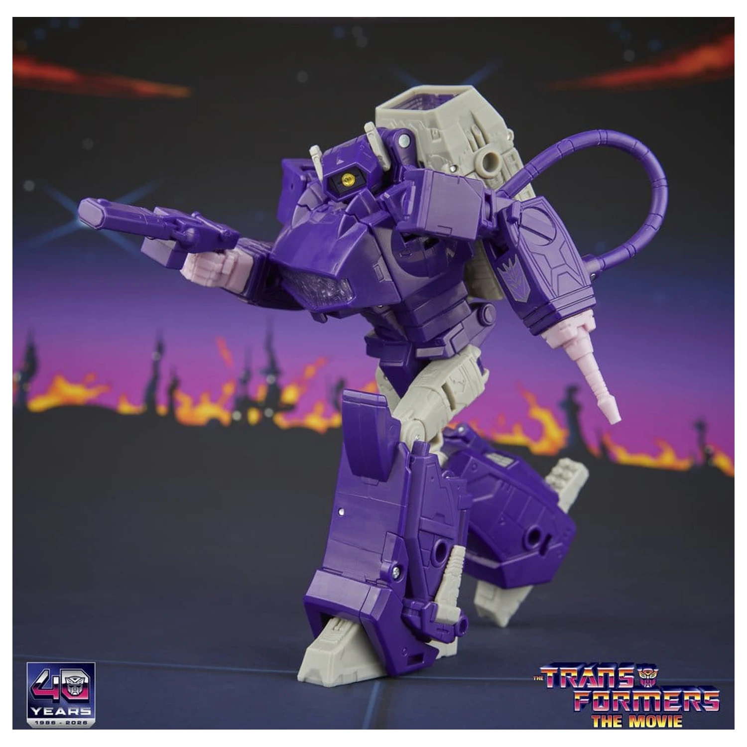 The Transformers: The Movie Studio Series Voyager Class Action Figure Shockwave 17 cm produktová fotografia