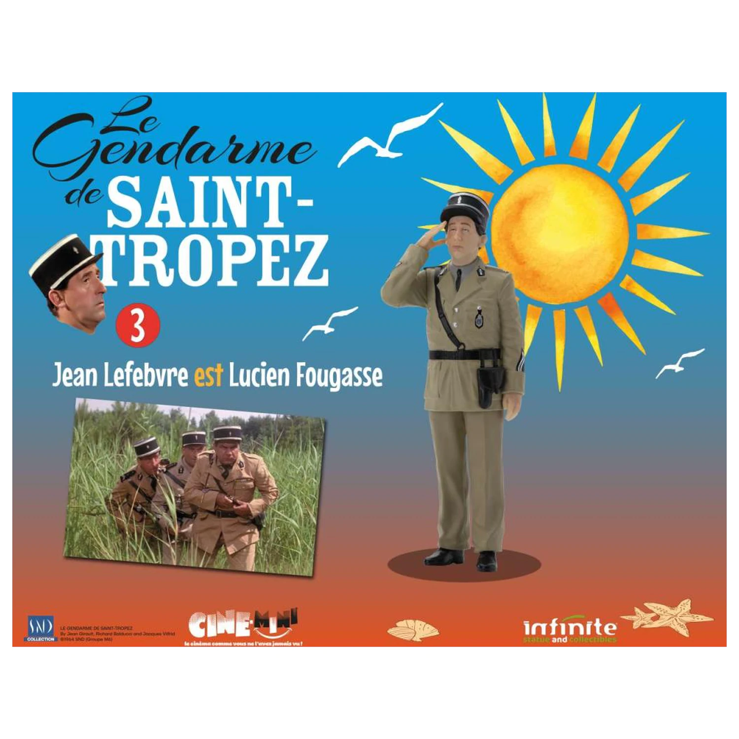 The Troops of St. Tropez Lucien Fougasse Figúrka 10cm produktová fotografia