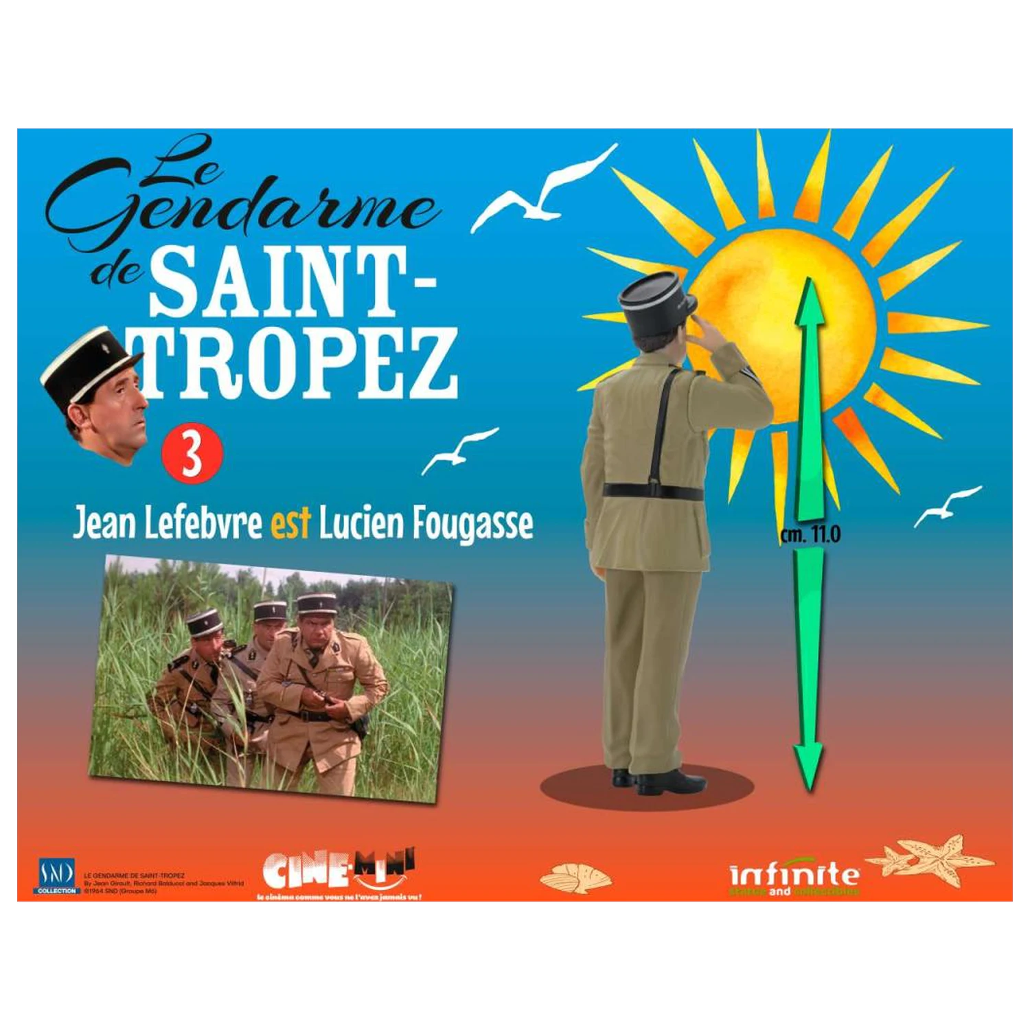 The Troops of St. Tropez Lucien Fougasse Figúrka 10cm produktová fotografia