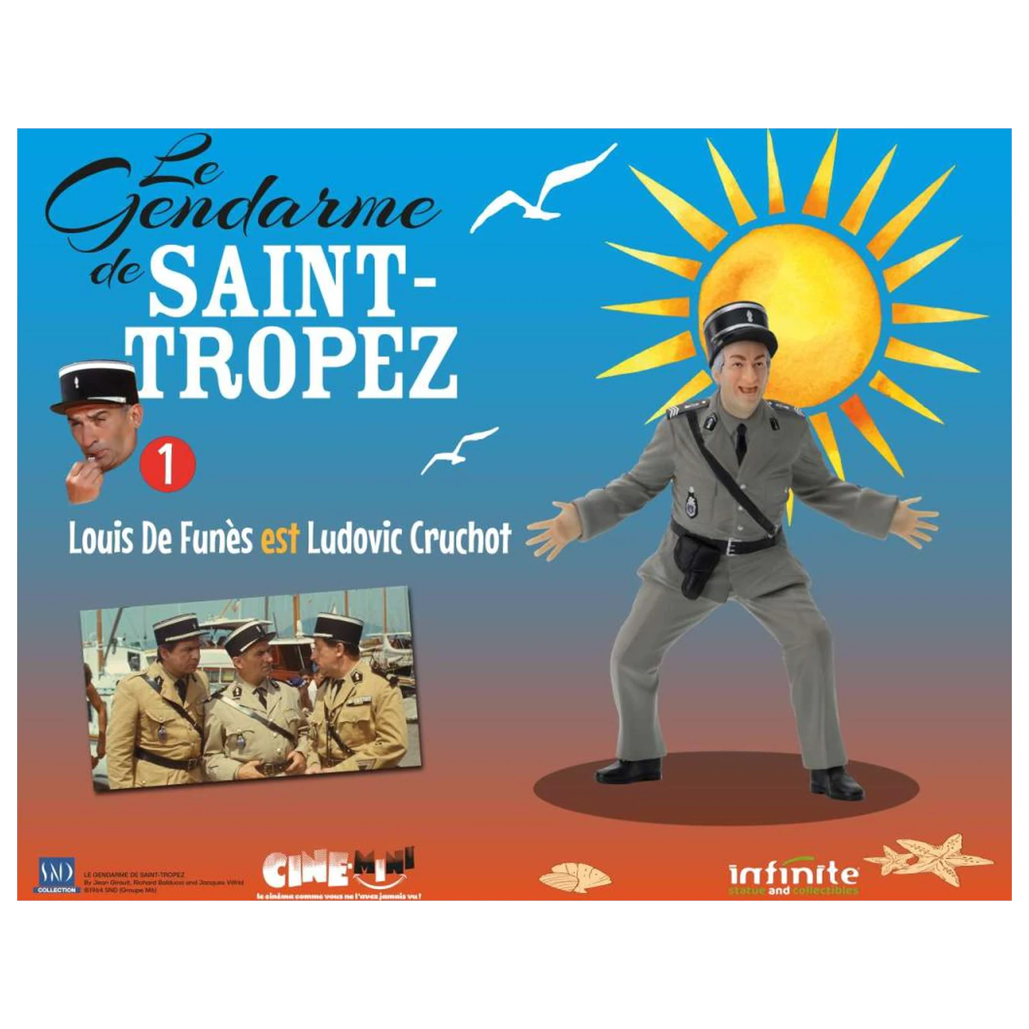 The Troops of St. Tropez Ludovic Cruchot figúrka 10cm produktová fotografia