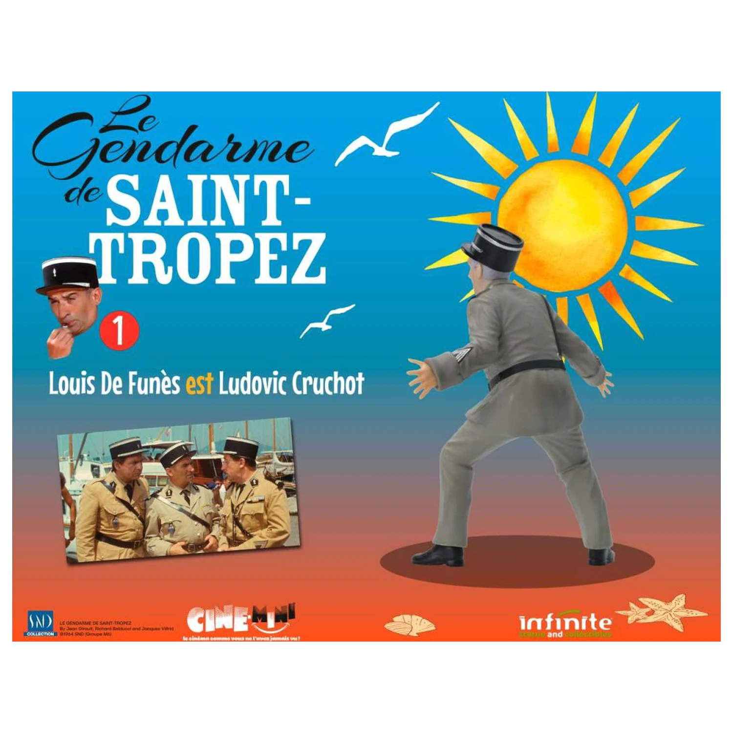 The Troops of St. Tropez Ludovic Cruchot figúrka 10cm produktová fotografia