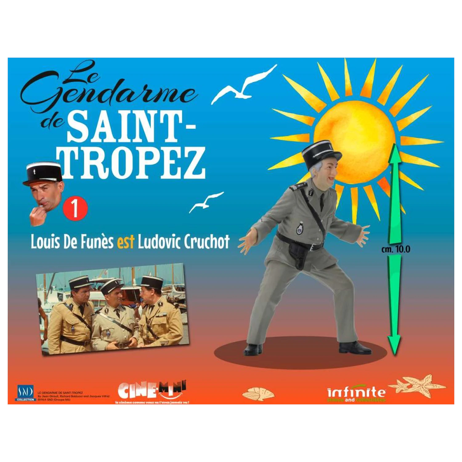 The Troops of St. Tropez Ludovic Cruchot figúrka 10cm produktová fotografia