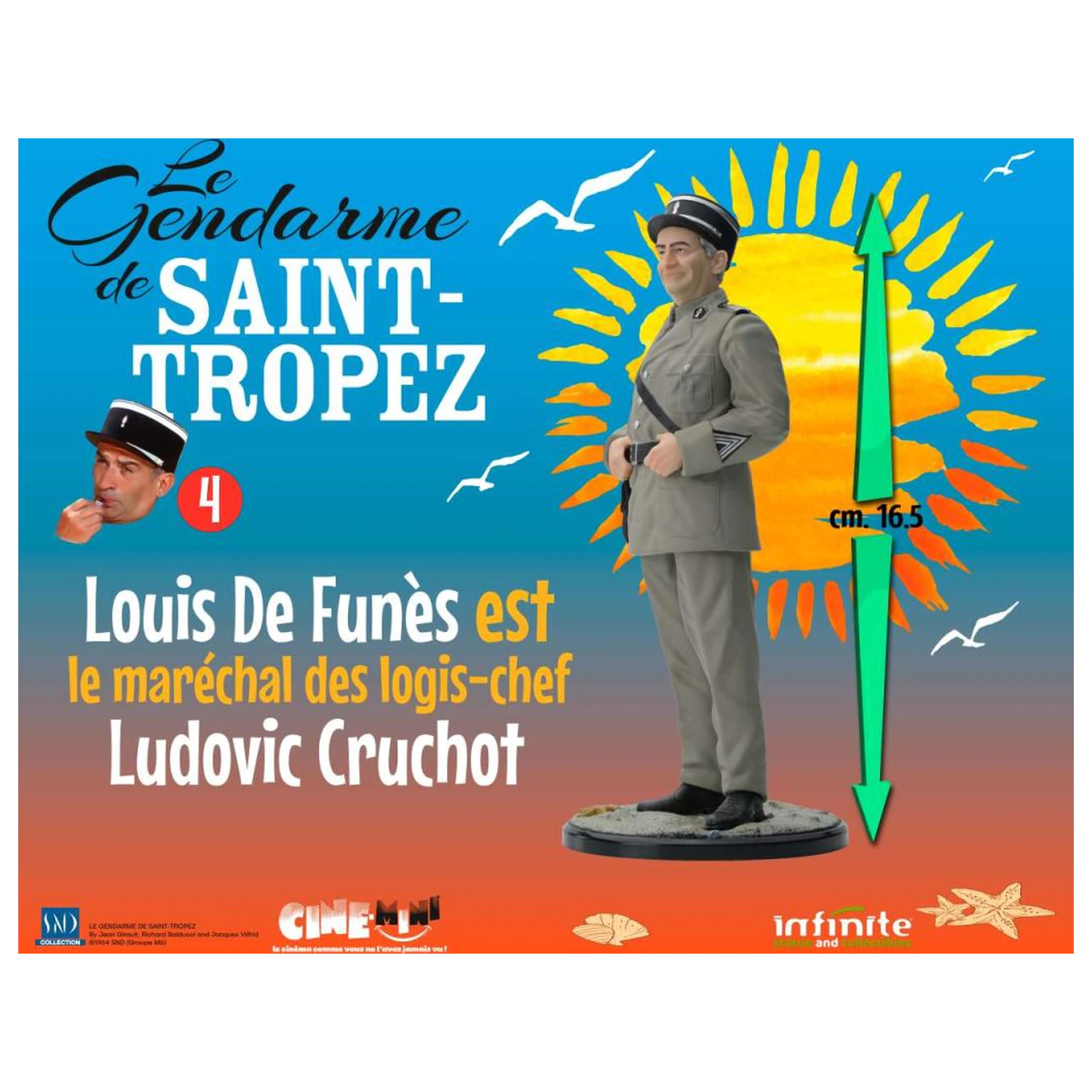 The Troops of St. Tropez Ludovic Cruchot figúrka 16 cm produktová fotografia