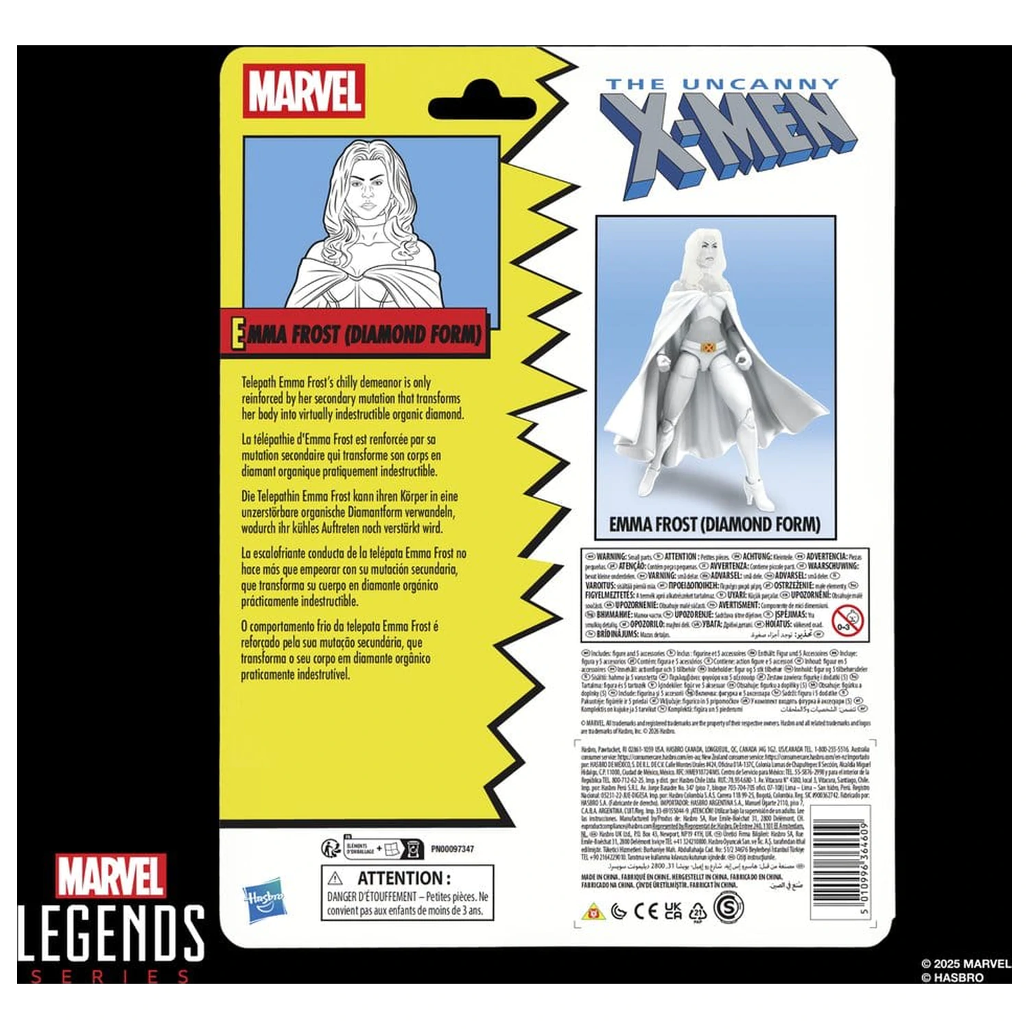 The Uncanny X-Men Marvel Legends akčná figúrka Emma Frost (Diamond Form) 15 cm produktová fotografia