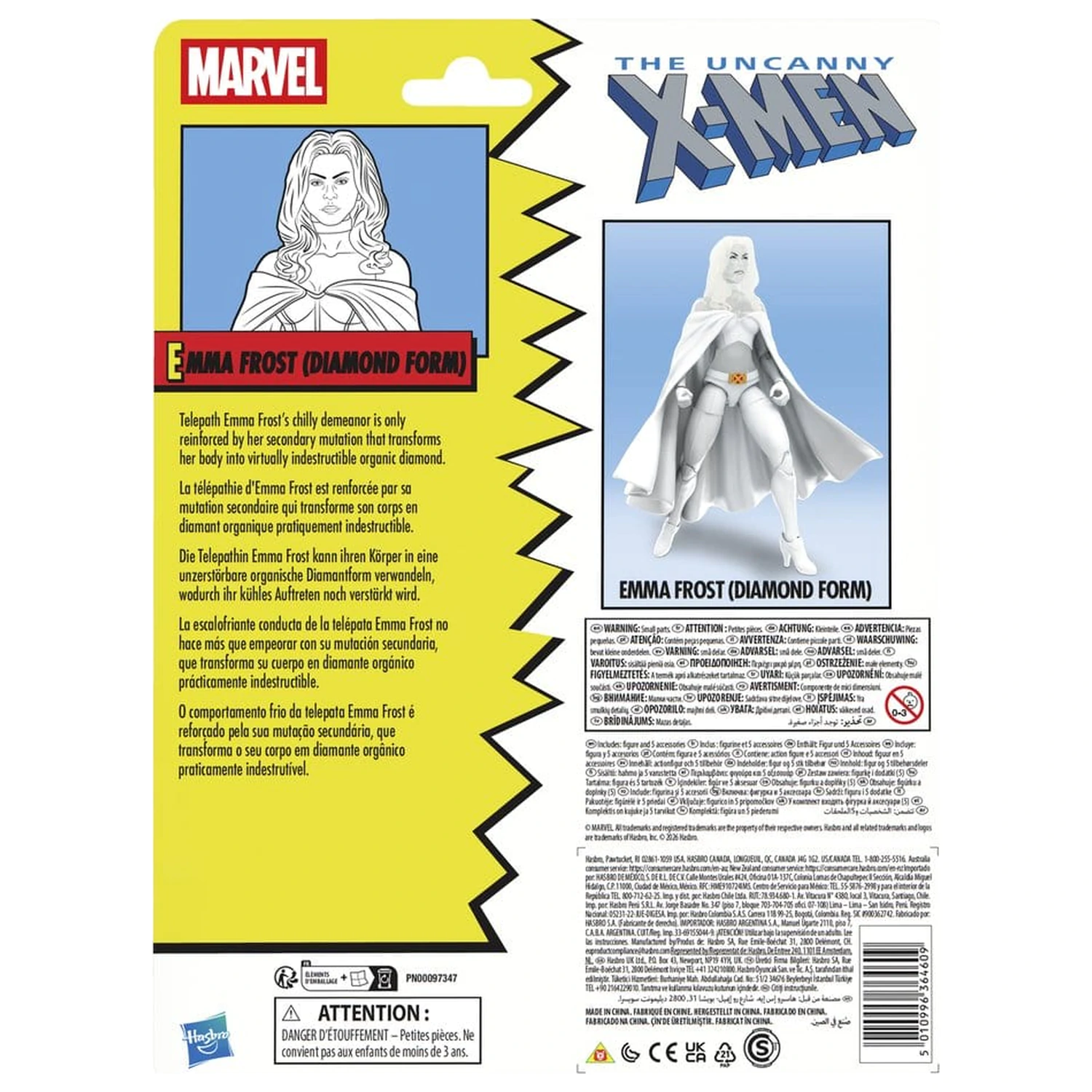 The Uncanny X-Men Marvel Legends akčná figúrka Emma Frost (Diamond Form) 15 cm produktová fotografia
