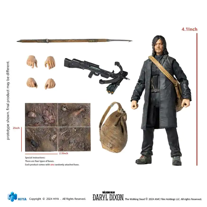 The Walking Dead Exquisite Mini Akčná Figúrka 1/18 Daryl 11 cm produktová fotografia