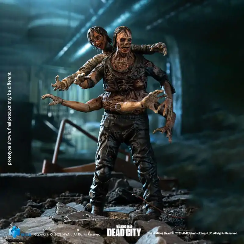 The Walking Dead Exquisite Mini Akčná Figúrka 1/18 Dead City Walker King 11 cm produktová fotografia