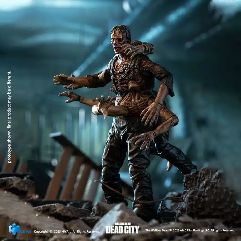 The Walking Dead Exquisite Mini Akčná Figúrka 1/18 Dead City Walker King 11 cm produktová fotografia