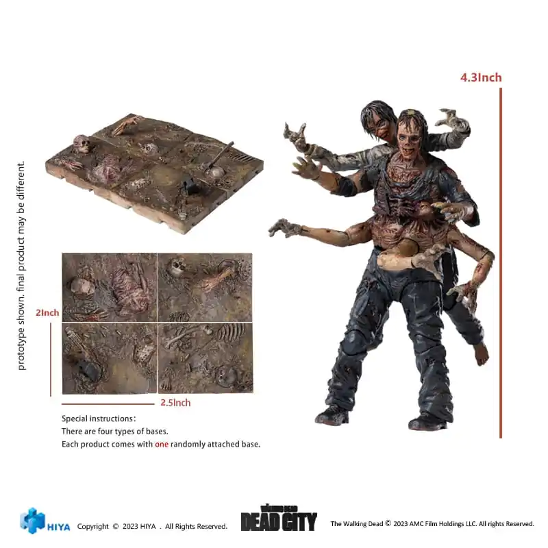The Walking Dead Exquisite Mini Akčná Figúrka 1/18 Dead City Walker King 11 cm produktová fotografia
