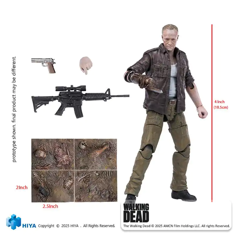 The Walking Dead Exquisite Mini Akčná Figúrka 1/18 Merle 11 cm produktová fotografia