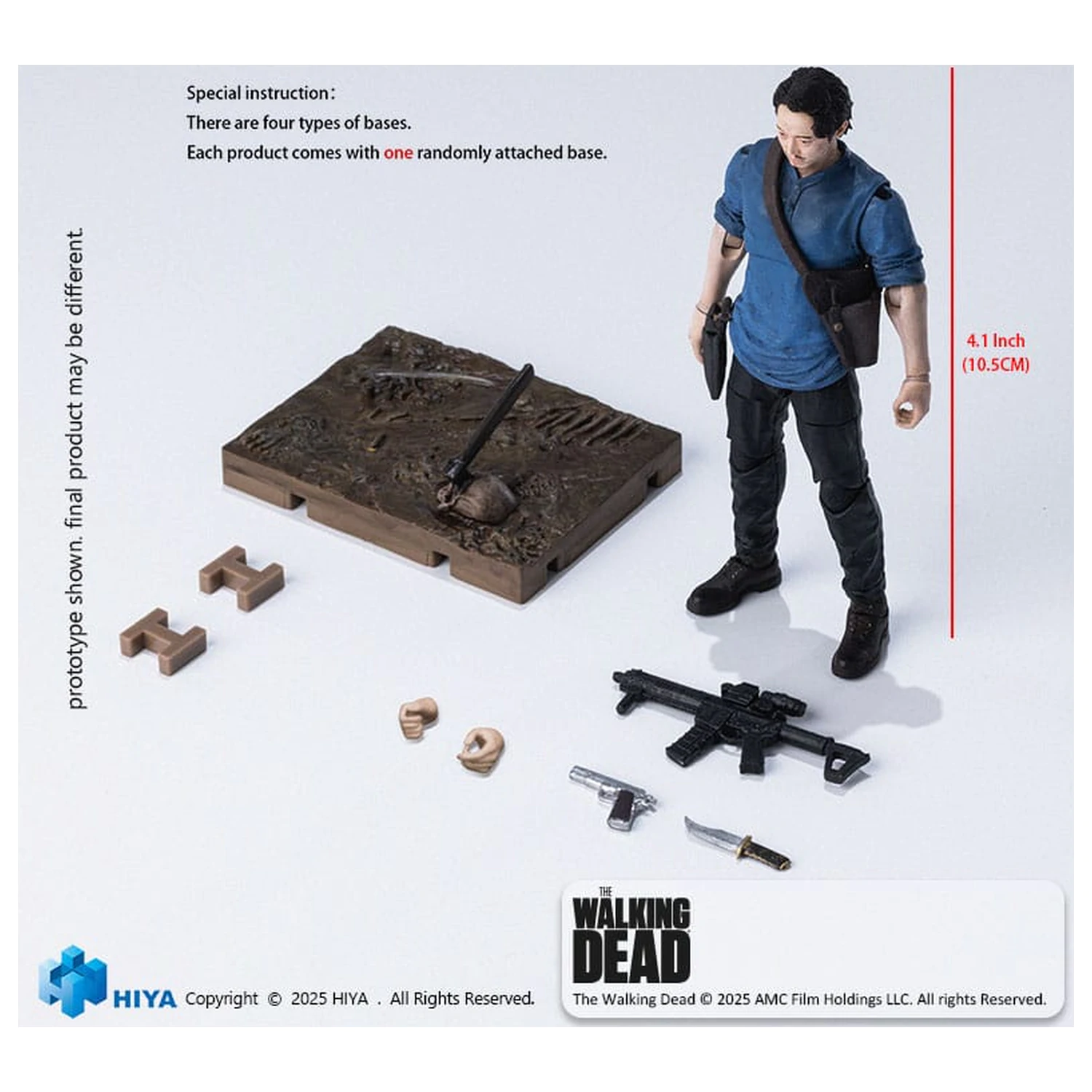 The Walking Dead Exquisite Mini Series akčná figúrka 1/18 Glenn 11 cm produktová fotografia