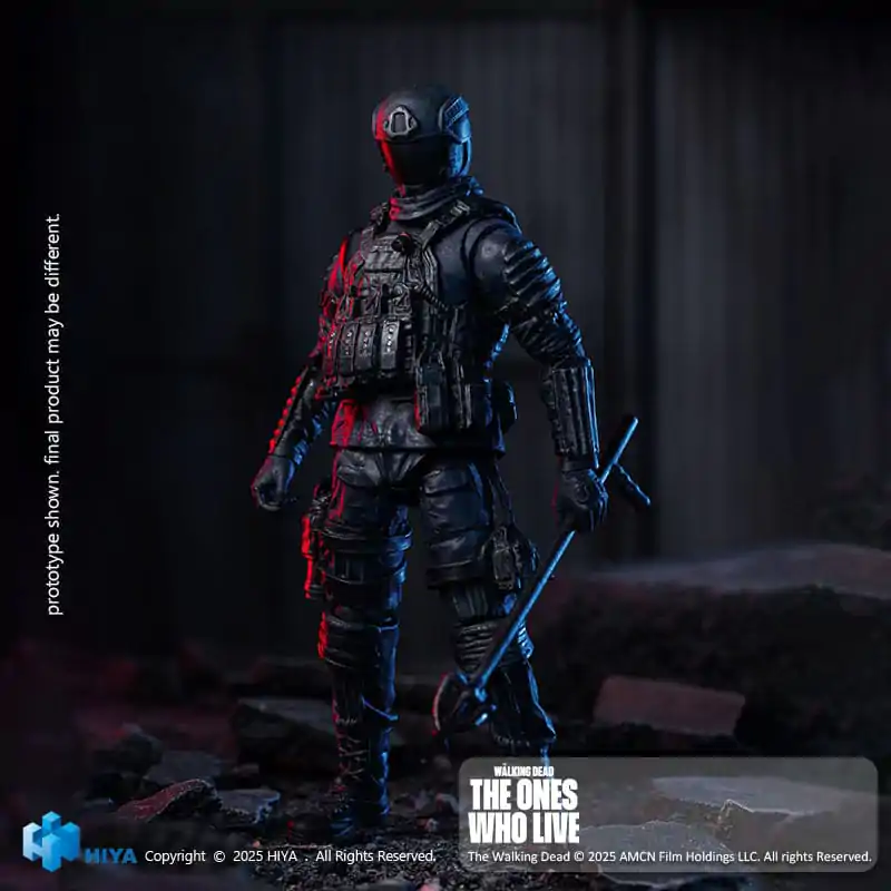The Walking Dead: The Ones Who Lived Exquisite Mini Akčná Figúrka 1/18 CRM Soldier 10 cm produktová fotografia