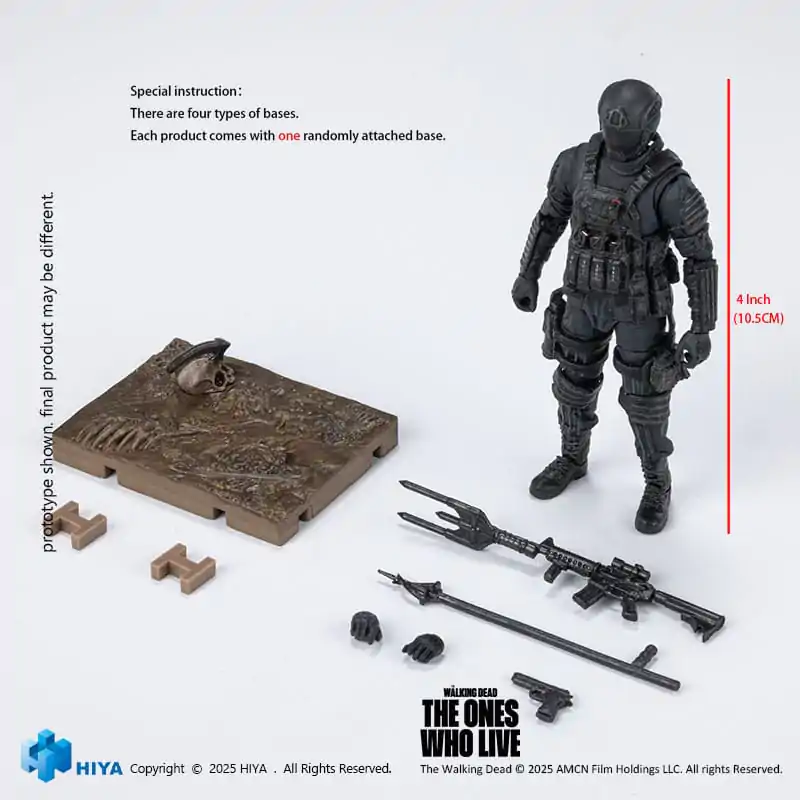 The Walking Dead: The Ones Who Lived Exquisite Mini Akčná Figúrka 1/18 CRM Soldier 10 cm produktová fotografia