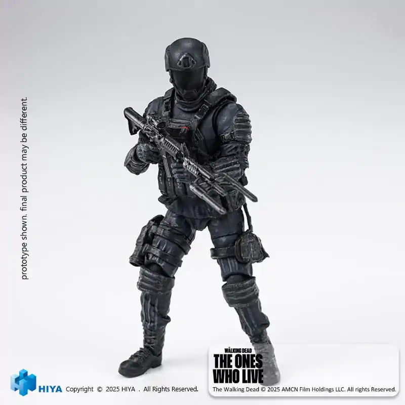The Walking Dead: The Ones Who Lived Exquisite Mini Akčná Figúrka 1/18 CRM Soldier 10 cm produktová fotografia