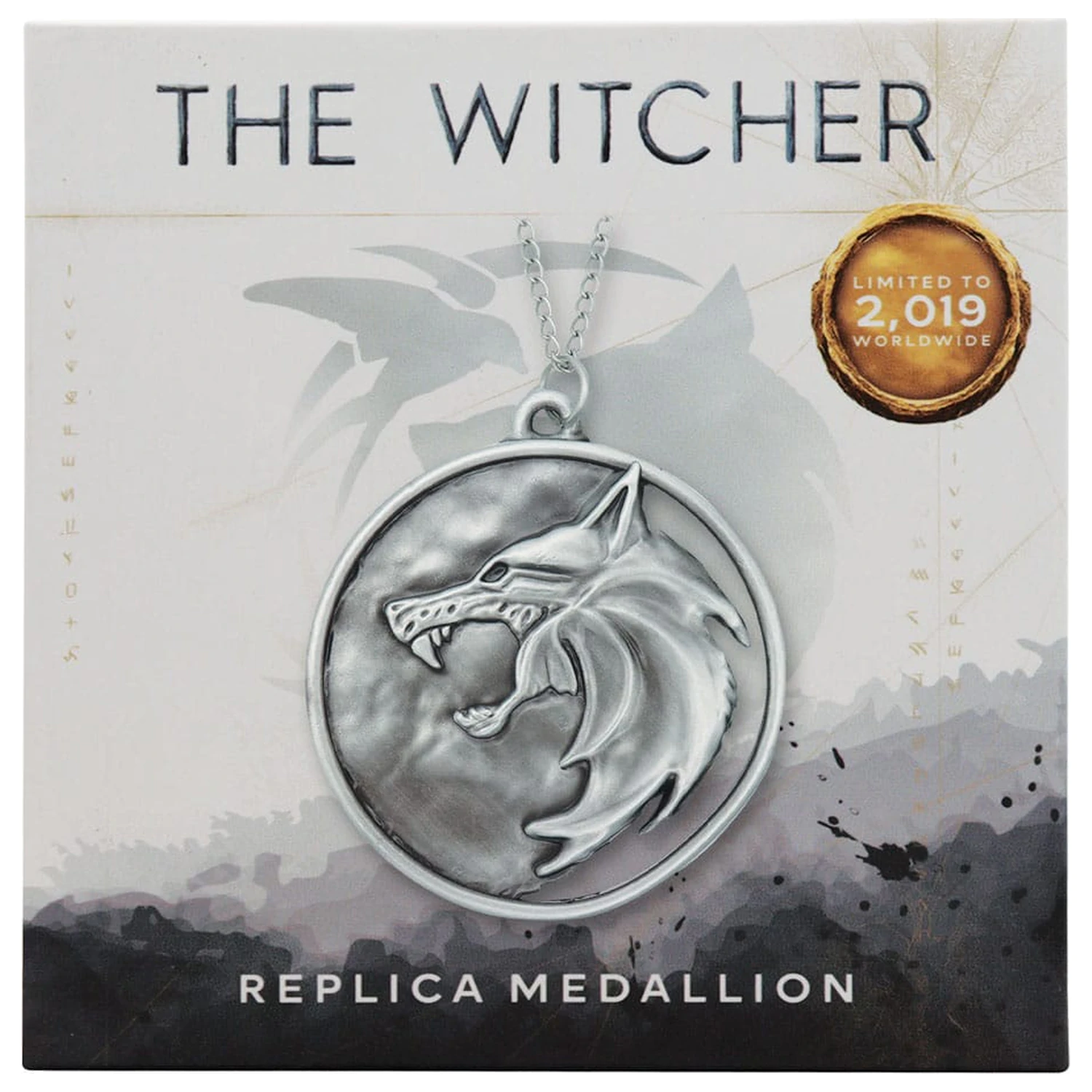 The Witcher Replika 1/1 náhrdelník Geraltov Medailón produktová fotografia