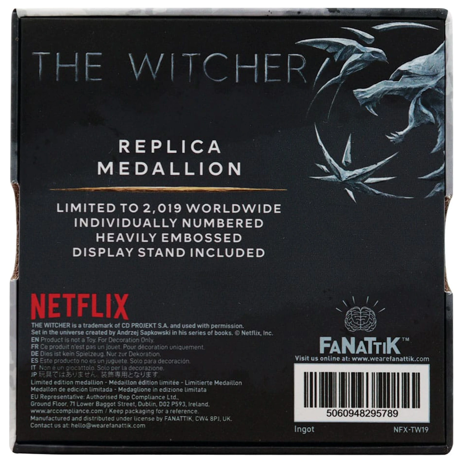 The Witcher Replika 1/1 náhrdelník Geraltov Medailón produktová fotografia