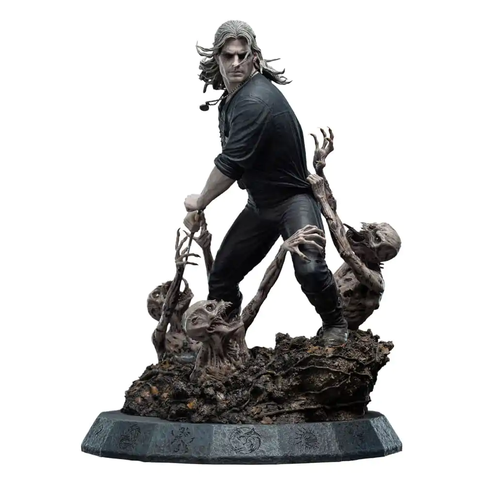 The Witcher Socha 1/4 Geralt the White Wolf 51 cm produktová fotografia