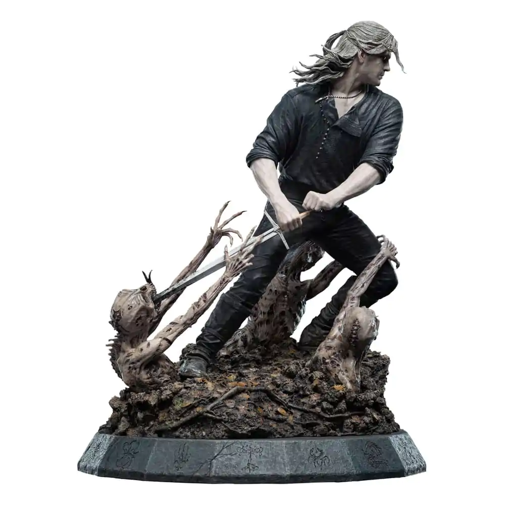 The Witcher Socha 1/4 Geralt the White Wolf 51 cm produktová fotografia
