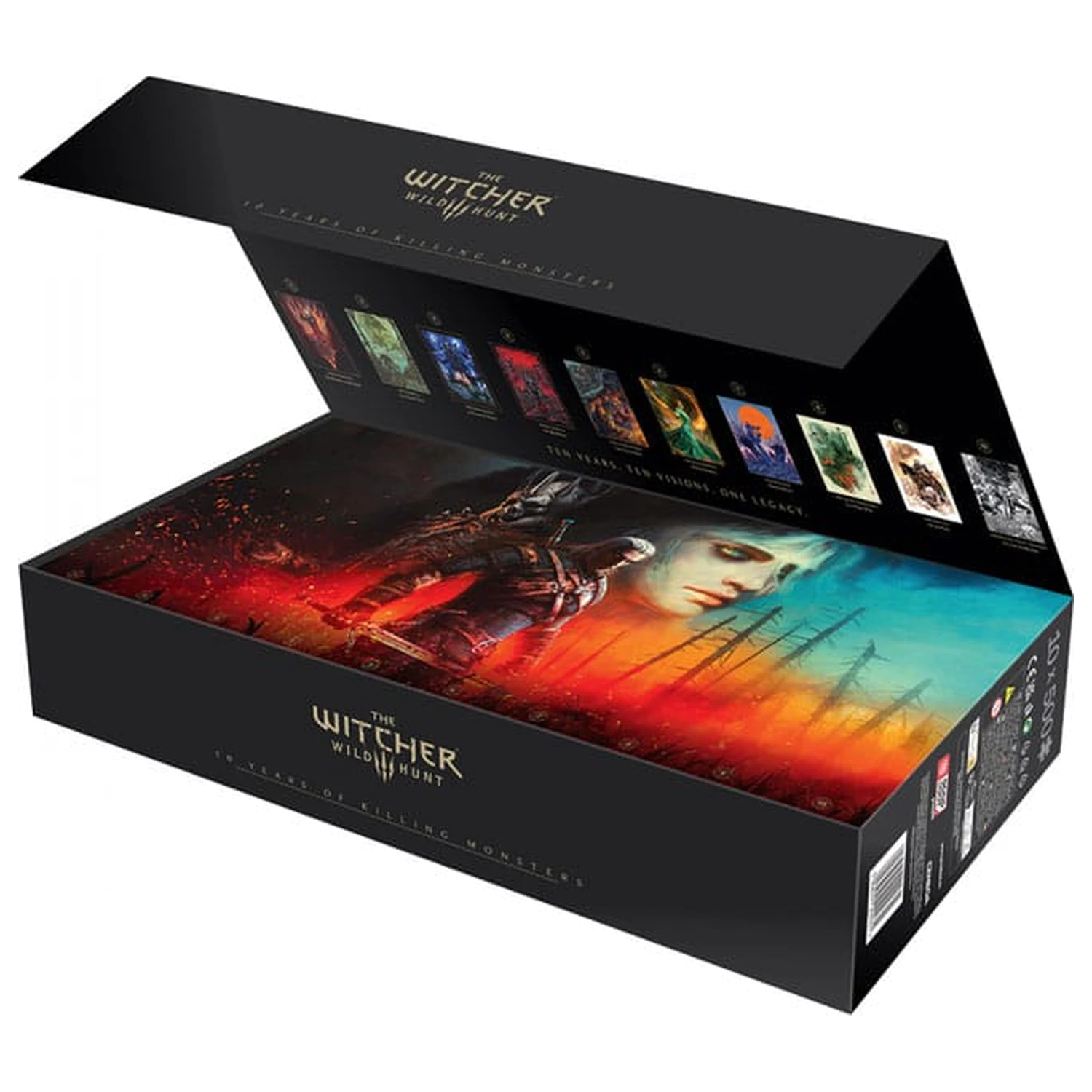 The Witcher Puzzles balenie 10 kusov kolekcia k 10. výročiu (500 dielikov) produktová fotografia